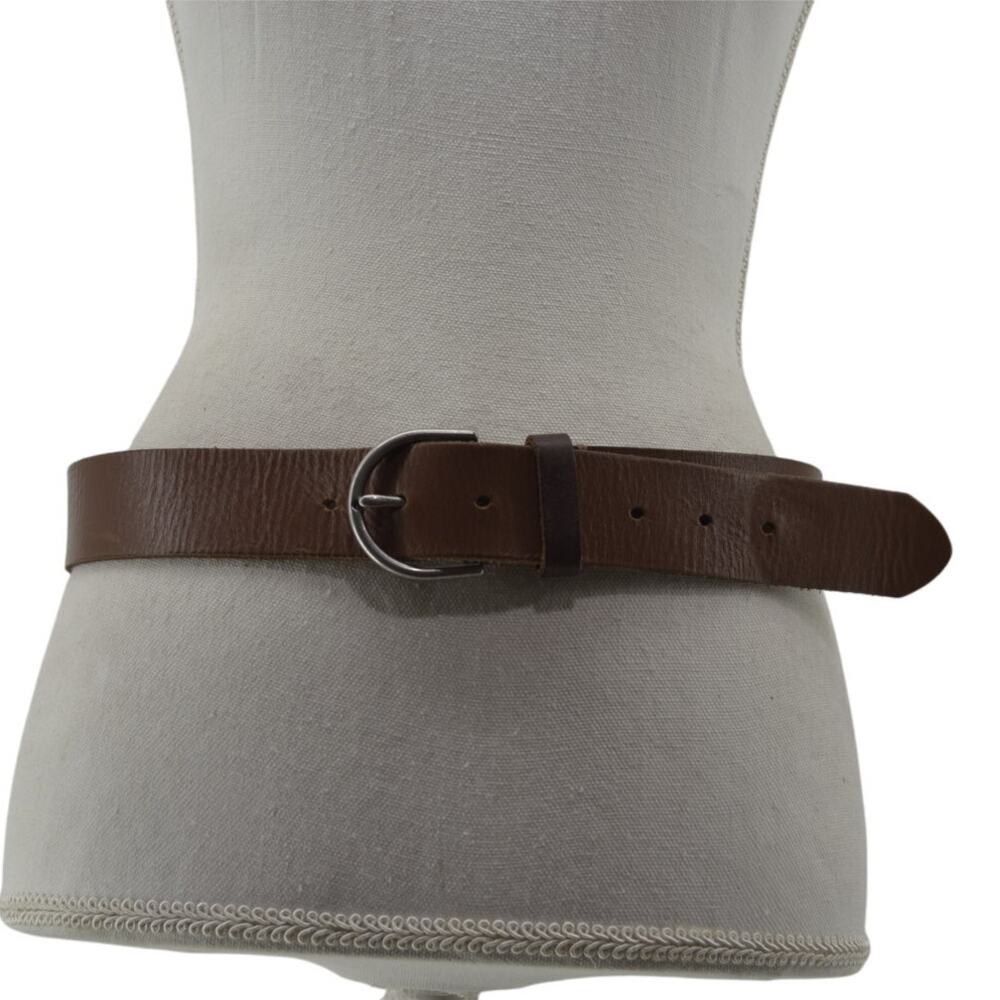 America Eagle Outfitters Brown Genuine Leather Belt Sz XS/S